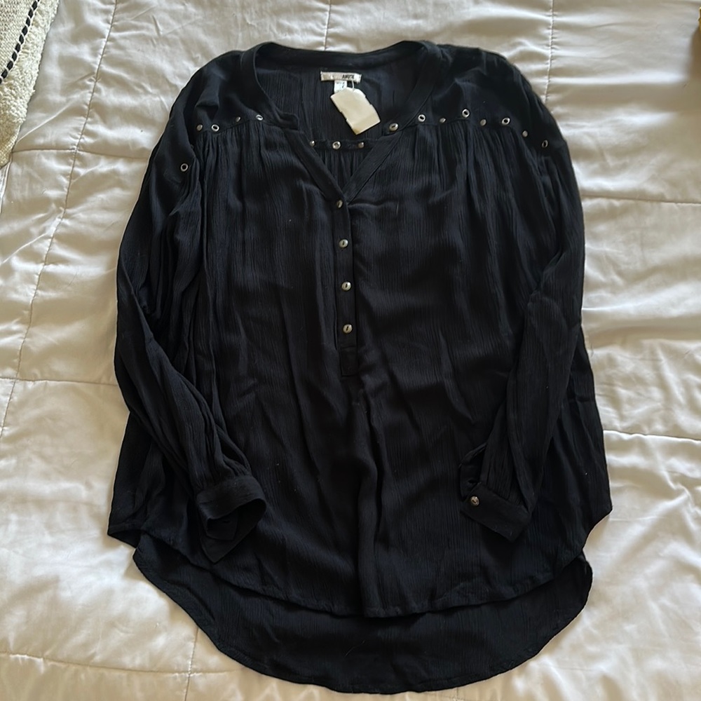 Amuse Society Studded Blouse